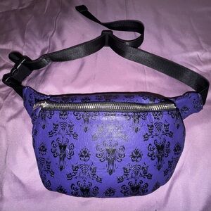 Loungefly x Disney Haunted Mansion Purple Belt Bag / Fanny Pack NWOT